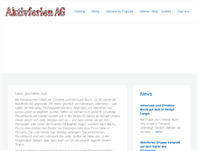 Tablet Screenshot of aktivferien.com
